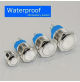 19MM Push Bottom - Led Switch - 15CM - WIRE Momentary - WK-PBS19Y - AZLED